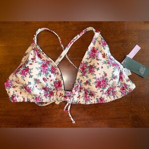 NWT WILD FABLE women’s floral bikini top plus size 1X ✨